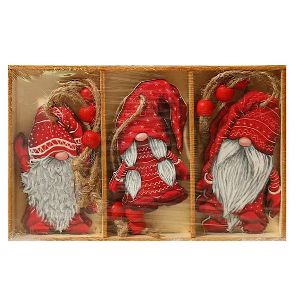 3 STK juletreanheng Xmas Tree Oranments 3 3 3