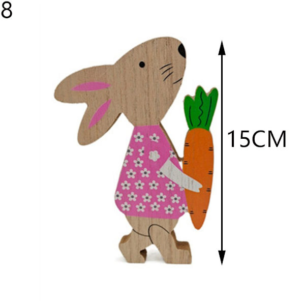 15 cm påskepynt Bunny Pendant 8 8 8