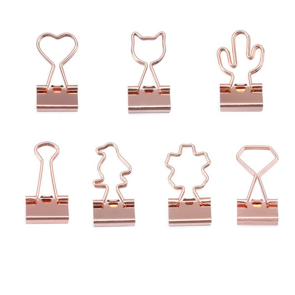 30 stk. Papirclips Binder Clips 3 3 3