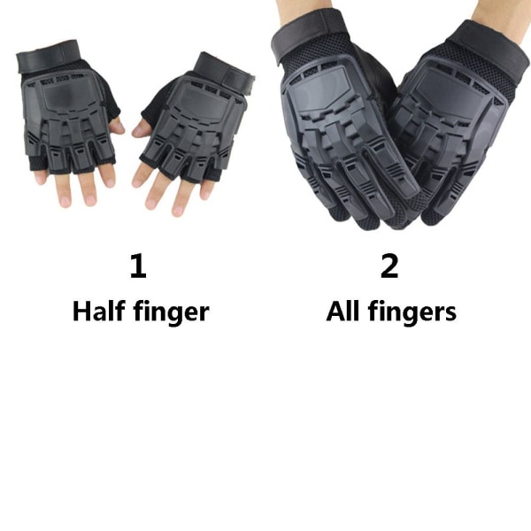 T aktisk g älskar Halvfinger 2-ALL FINGERS-XL 2-ALL FINGERS-XL 2-All fingers-XL