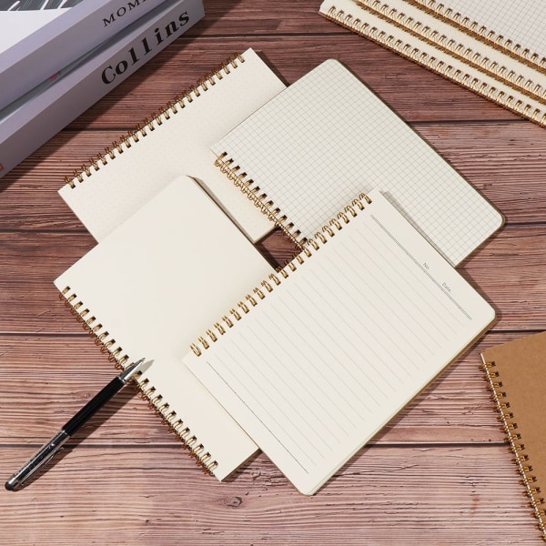 Kraft Paper Notebook Coil Notebooks B5 B5 HORISONTAL LINE INNER B5