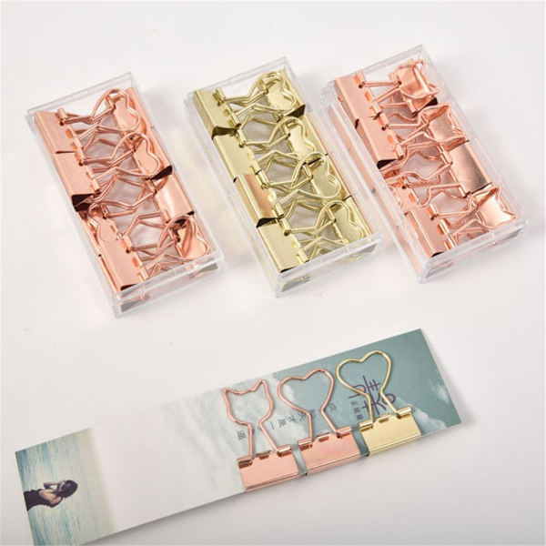 30 stk. Papirclips Binder Clips 3 3 3