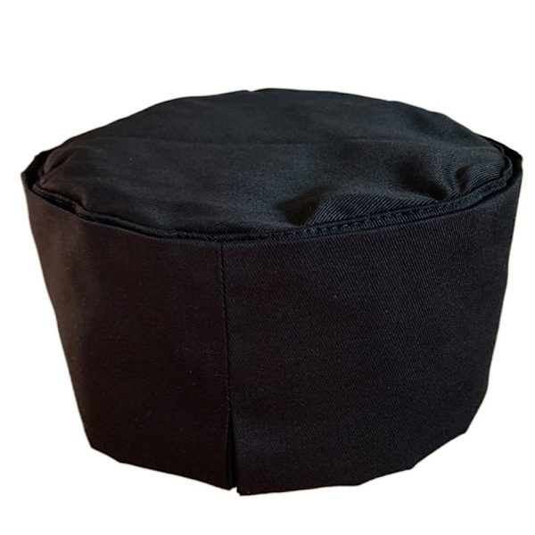 Mesh Top Skull Cap Catering Chef Hatt SVART 2 2 Black 2-2
