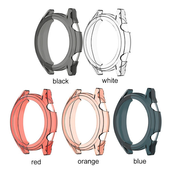 TPU watch case , läpinäkyvä COVER black