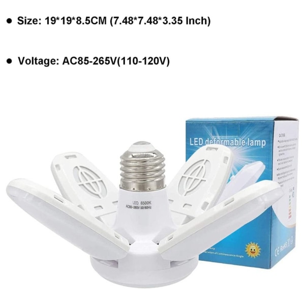 LED-takljus LED-lampor Lampa VIT 175-265V 175-265V White 175-265v-175-265v
