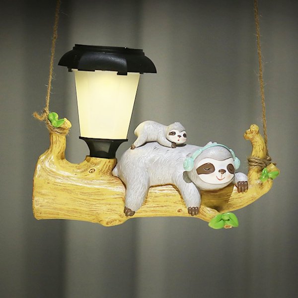 Squirrel Sloth Hanging Light Animal Statue 2 2 2