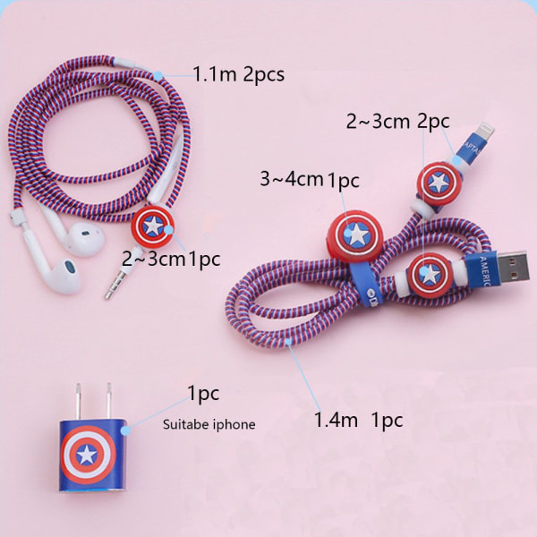 5 st/ set dataledningsskydd Cover 3 3 3