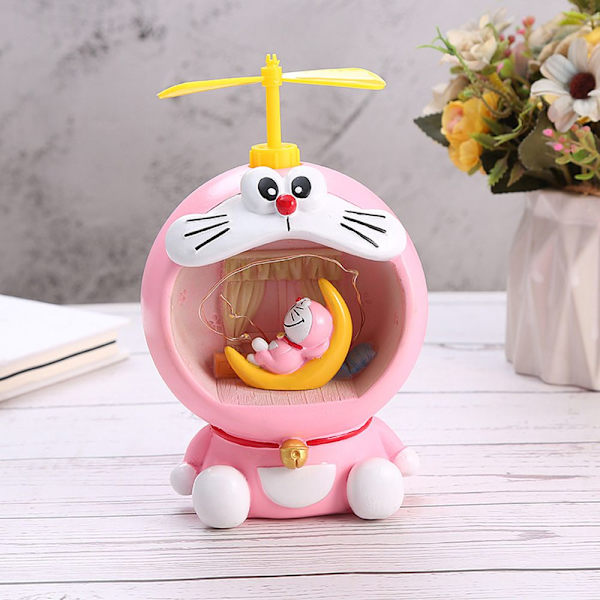 Doraemon LED Star Night Light Jingle Cat Lights PINK A A pink A-A