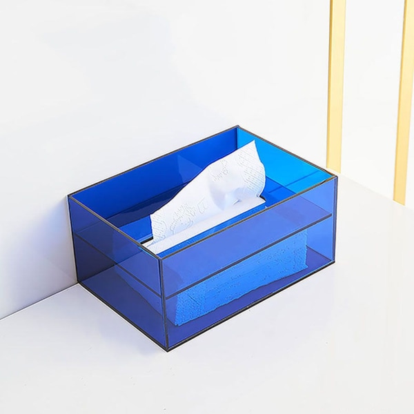 Tissue Box Serviettholder BLÅ blue