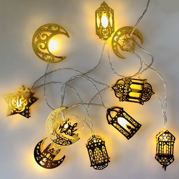 1,65m 10Led Eid Mubarak Light Kareem Ramadan 4 4 4