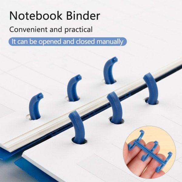 3 Stk Spiralring Notebook Binder SORT black