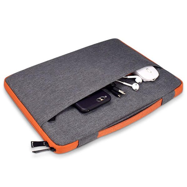 11 13 14 15,4 15,6 tommer Taske Sleeve Case Laptop GRÅ 14,1 TOMM Grey 14.1 inch