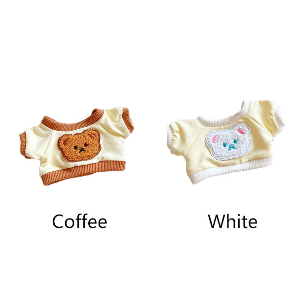 Mini Hoodies Dockor Tröja KAFFE coffee