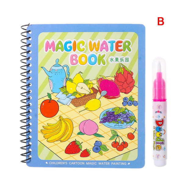 Magic vesipiirustuskirja värityskirja BB B