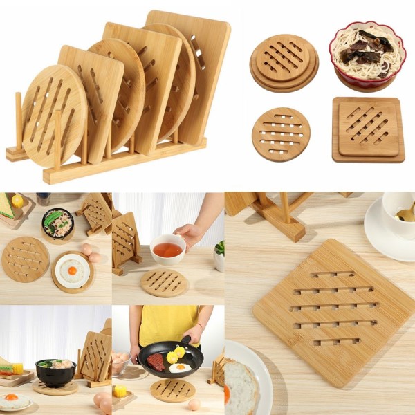 Bamboo Matt Placemat THREE GRID KOLME GRID Three grid