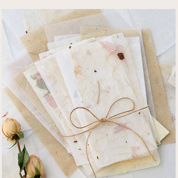 30 STK Scrapbooking Tissue Papir Specialmateriale HVID HVID white