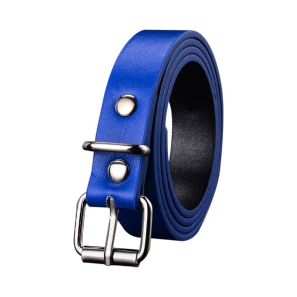 Barn Läder Bältesnål Spänne Midjeband BLÅT blue