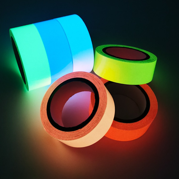 3 Meter Luminous Tape Glow In The Dark GRØN 1 RULLE-3CM Green 1 roll-3cm