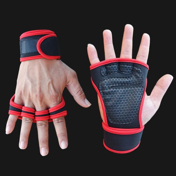 Gym Handskar Handledsträning Fitness SVART L Black L