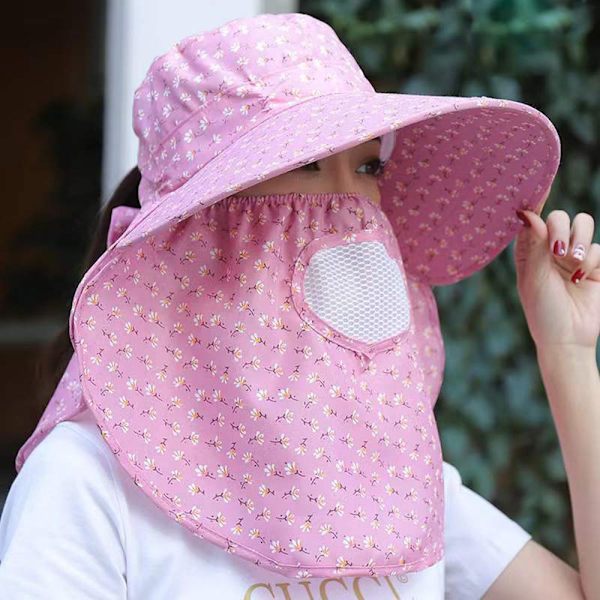 Solskyddshatt Anti-UV Solhatt ROSA STYLE3 Pink Style3