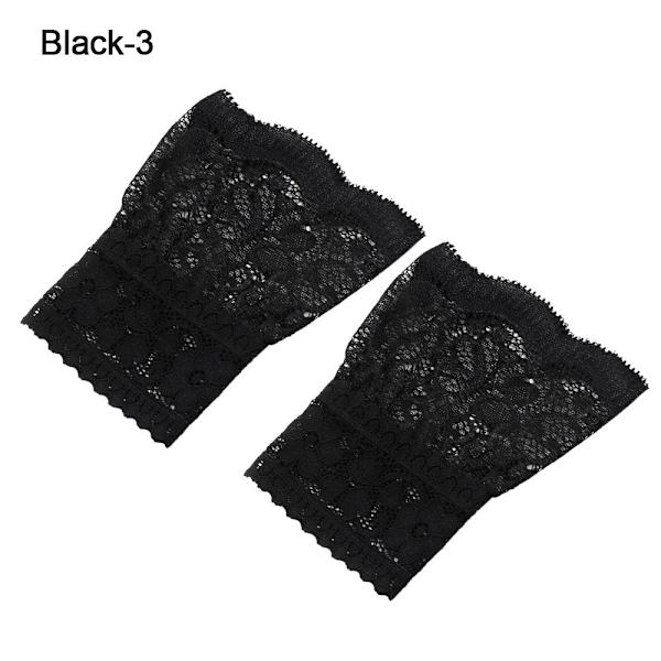 1 par falska ärmar avtagbara ärmar SVART STYLE3 black style3