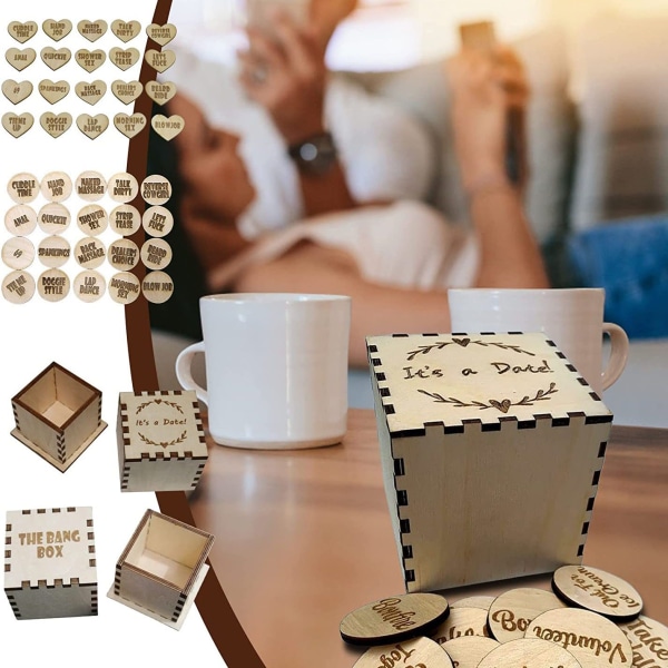 Token & Box Set Puiset ystävänpäiväkoristeet 3 3