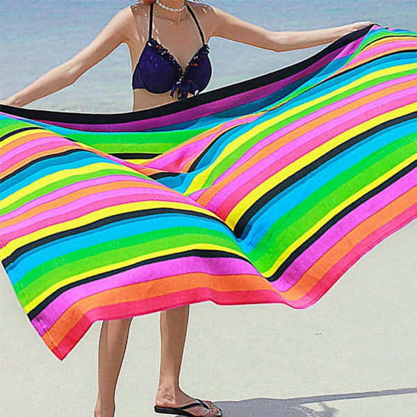 150x70cm Strandhåndklæde Rejsehåndklæde Badeværelseshåndklæde