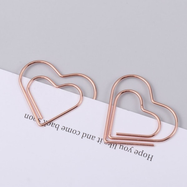 10 stk. Papirclips Binder Clips 2 2