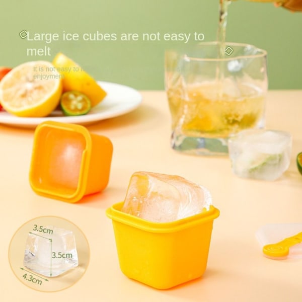 6st Ice Cube Mould Form Ice Hink Cup 6pcs