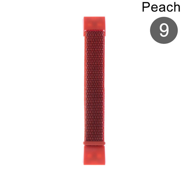 Watch Band Nylon Loop Strap Armbånd 9-PEACH 9-Peach