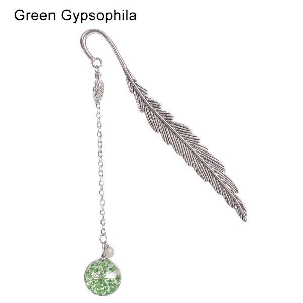 Fjær Bokmerke Bokmerke GRØNN GYPSOPHILA GRØN GYPSOPHILA Green Gypsophila