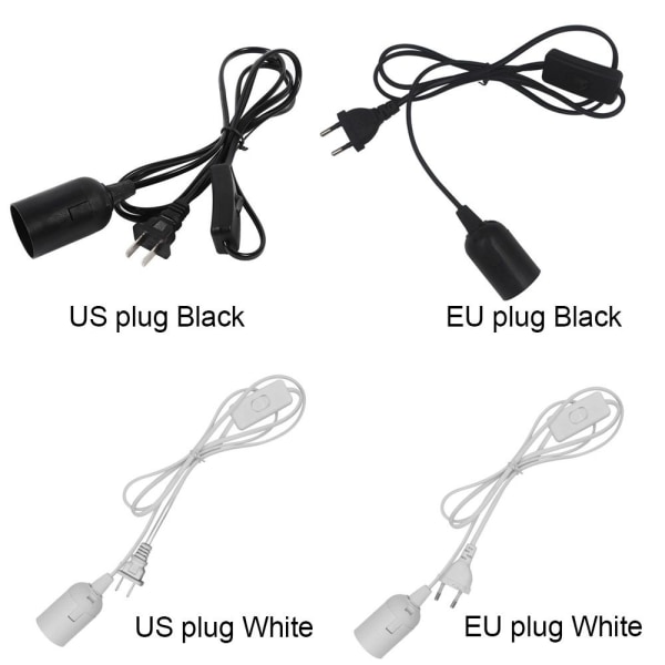 Lamppu Power Riippuvalaisimet Johdot EU PLUG MUSTA EU PLUG EU plug Black
