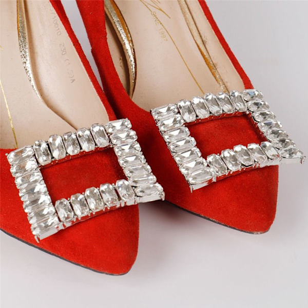 1 par Shoe Clips Charm Spänne 3 3 3