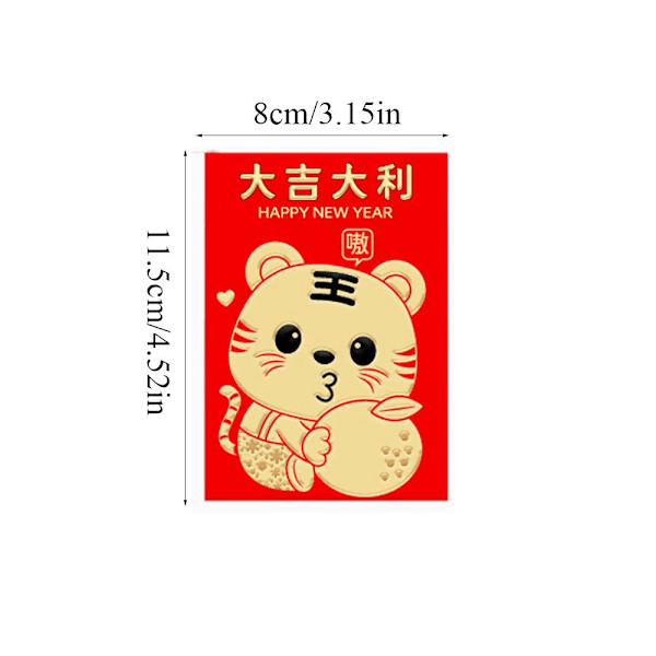 Punaiset kirjekuoret HongBao STYLE 4 STYLE 4 Style 4