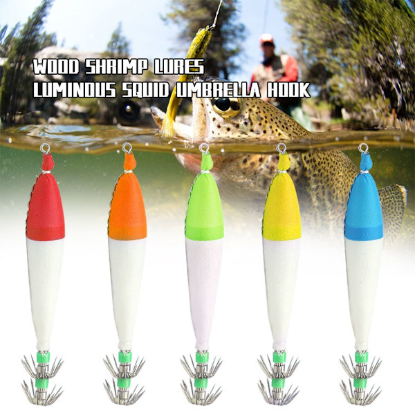 1/5 KPL Squid Hook Octopus Bait COLOR C COLOR C Color C