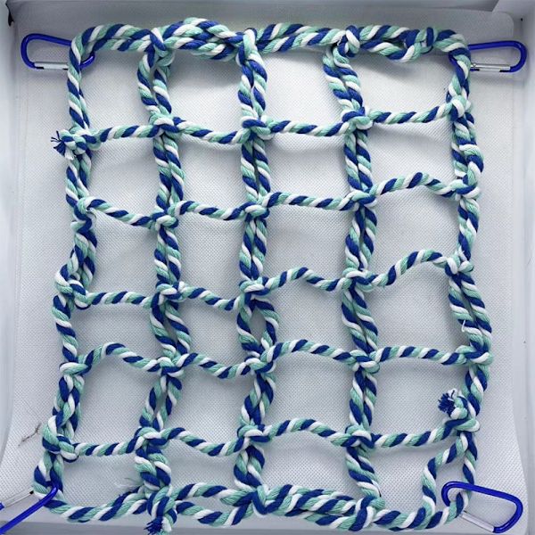 Fågelklätternät Klätterrepsnät BLÅT blue