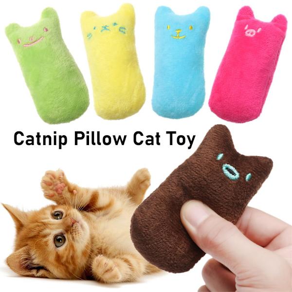 Kattleker Kattemyntepute Kattunge Lek GUL yellow