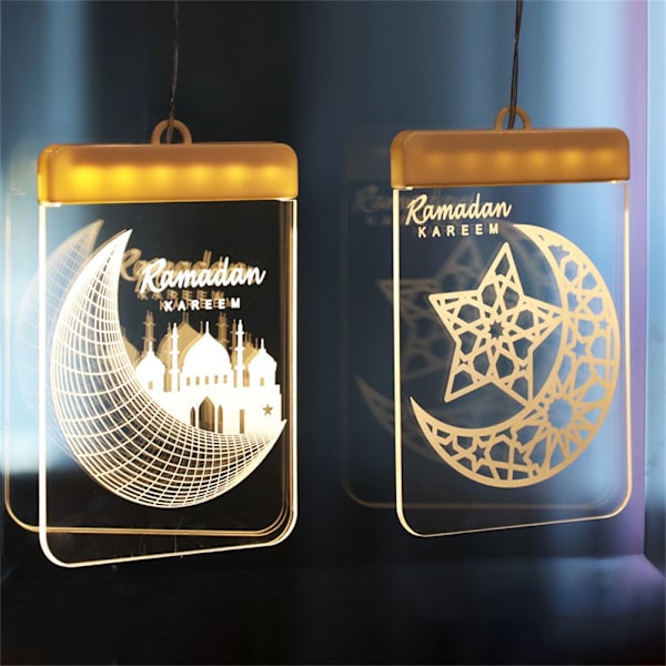 EID Mubarak LED-lampa hängande lampa 04 04 04