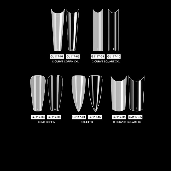 Falska Nageltips Fake Nails GJ117-05 GJ117-05 GJ117-05