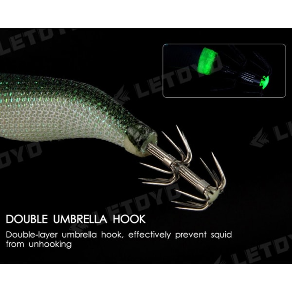 kudos Squid Hook Octopus Bait COLOR B COLOR B Color B
