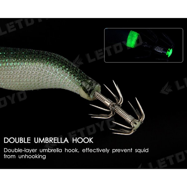 kudos Squid Hook Octopus Bait COLOR F COLOR F Color F