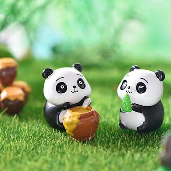 Pandafiguurit Puutarhahahmot 2 2 2