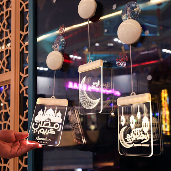 EID Mubarak LED-lampa hängande lampa 04 04 04
