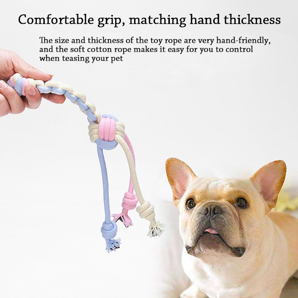 Hundar Leksaker Puppy Cotton Chew 3 3 3