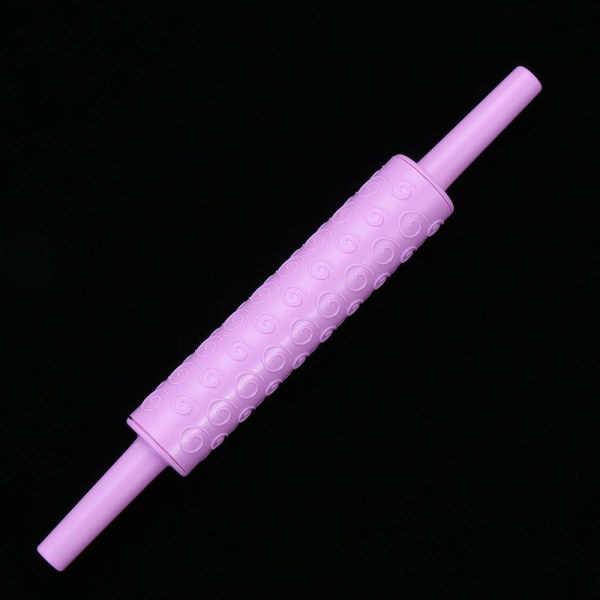 Rolling Pin Dough Roller Leivonnaiset työkalu PURPURIA purple