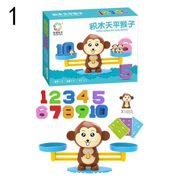 Balance Scale Toys Numerolautapeli 1 1 1