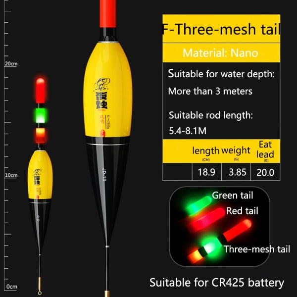 Elektronisk Float tail Smart Float Top TRE-MESH TAILF F Three-mesh tailF