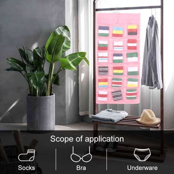Opbevaringstaske Lommer Taske PINK 30 GRID 30 GRID pink 30 Grid-30 Grid