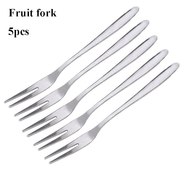 Fruktgafflar Bärväska CASE FRUKTGAFFLAR 5ST FRUKTGAFFLAR 5pcs Fruit Forks