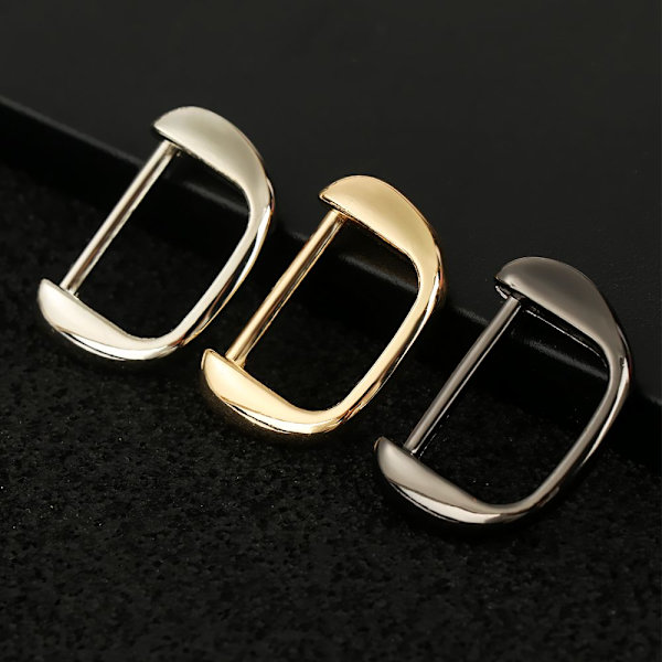 1/2/5stk D Ring Metallspenne GULL 1STK Gold 1pc